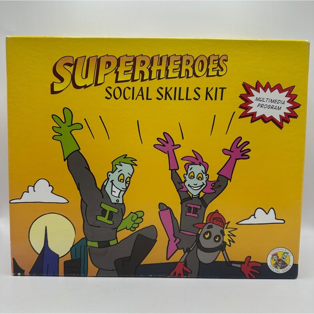 NEW Superheroes Social Skills Kit Teaching Materials + 8-Pack Student Materials